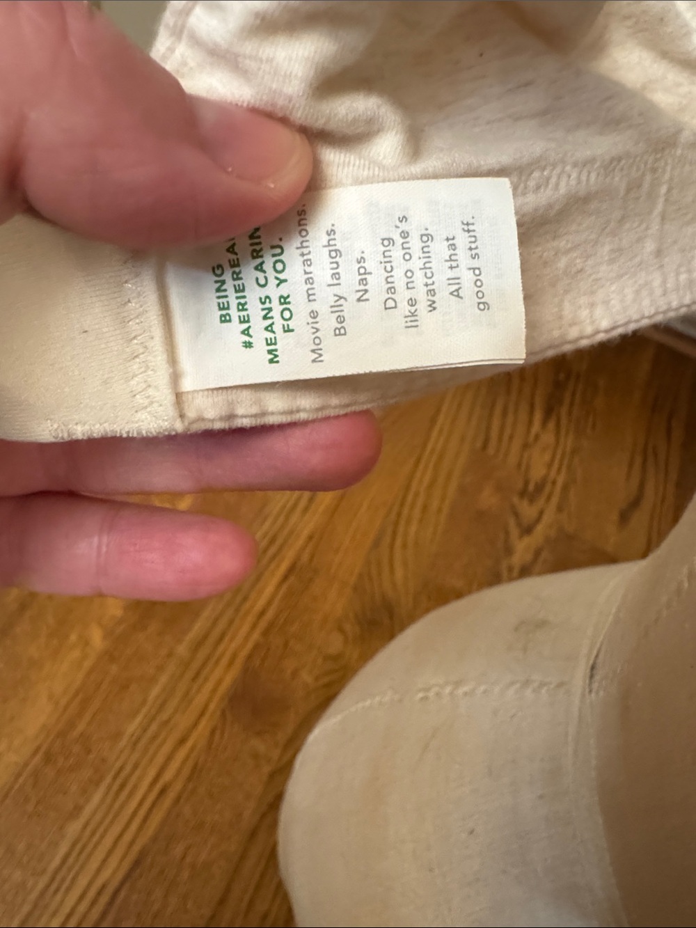 aerie Soft Real Chill Wireless Cotton-Blend Bra size 34C - Picture 3 of 4